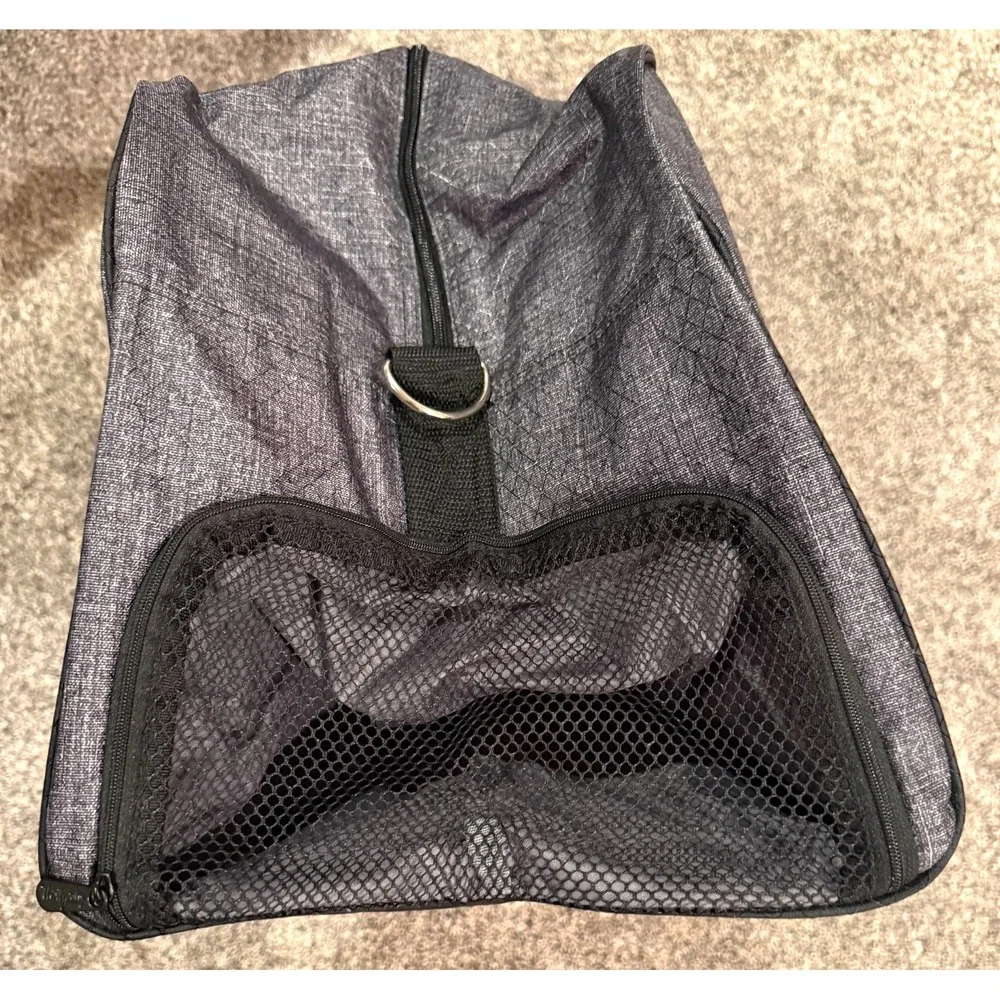 Thirty One All Packed Duffle Gym Sports Bag Duffel Monogram TRAVIS NEW Shoe Area